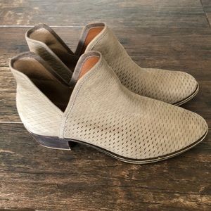 Lucky Brand Taupe Booties